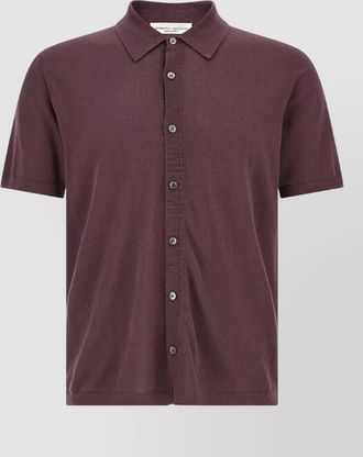 Roberto Collina knit polo shirt short sleeves design