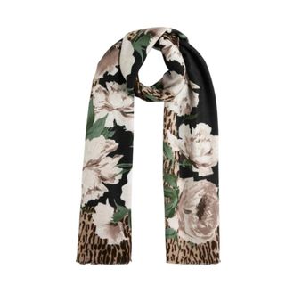 Liu Jo Scarves, female, Multicolor, Size: ONE SIZE Flower Print Scarf