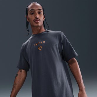 Nike Inter Milan Nike Mens Total 90 Soccer T-Shirt in Blue | HV4920-437