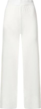 Max Mara Straight Broeken - Dames - Straight fit broeken - Wit - L - Broeken