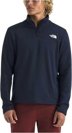 The North Face Cedar Trail Grid Fleece &frac14;-Zip Jacket Summit Navy NF0A8AZE8K2