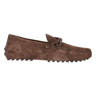 Tod's Tods, Loafers, male, Brown, Size: 8 1/2 US Moccasin lace up gommino 22l