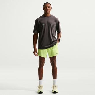 Nike Mens Stride Dri-FIT 7 2-in-1 Running Shorts in Yellow | IF2036-737