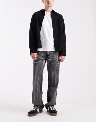 Calvin Klein Jeans Jeans dritti anni 90 grigi-Grigio