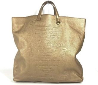 Bulgari Pre-owned Tote Bags, female, Yellow, Size: ONE SIZE Pre-owned Leather handbags