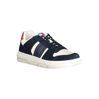 Tommy Hilfiger Leather Colorblock Sneakers - Blue