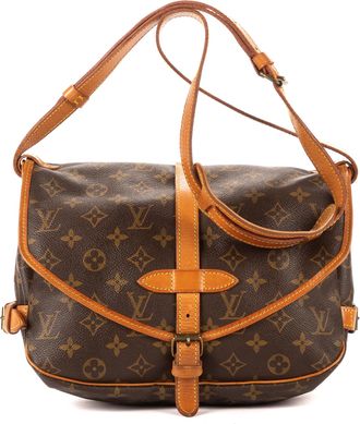 Louis Vuitton Pre-owned Womens Saumur PM Shoulder Bag - Brown - One Size
