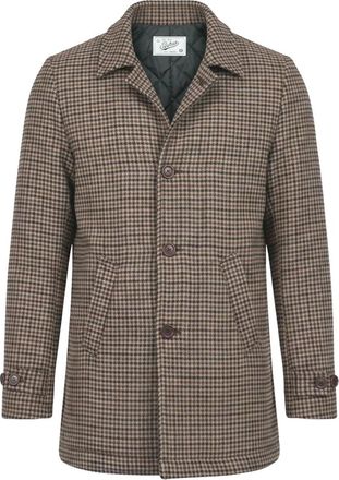 Bl'ker Cappotto Pied De Poule Holmes - Coats - Hombre - Marr&oacute;n - 2XL