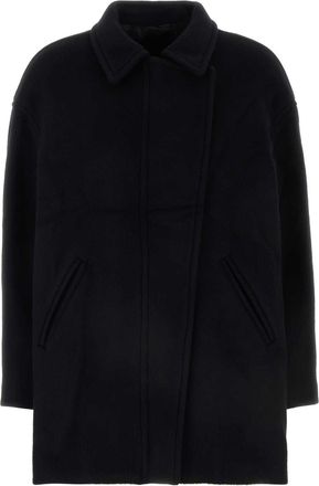 Isabel Marant Black Wool Blend Eveline Coat