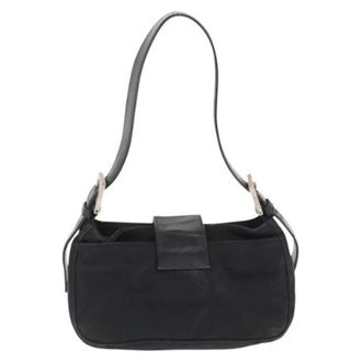 Fendi Pre-owned Shoulder Bag - Dames - Pre-owned - Zwart - Maat: ONE Size Leer