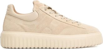 Hogan Beige Gestreepte Sneakers - Heren - Sneakers - Beige - 39 EU - Schoenen