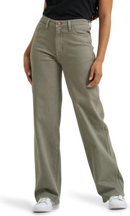 Wrangler High Waist Loose Straight Leg Jeans in Shadow at Nordstrom, Size 29
