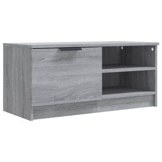 vidaXL Vidaxl - Mueble Para Tv Madera Contrachapada Gris Sonoma 80x35x36,5 Cm