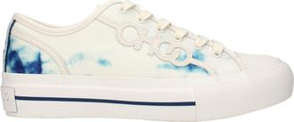 Jimmy Choo London Beige Stof Lage Sneakers