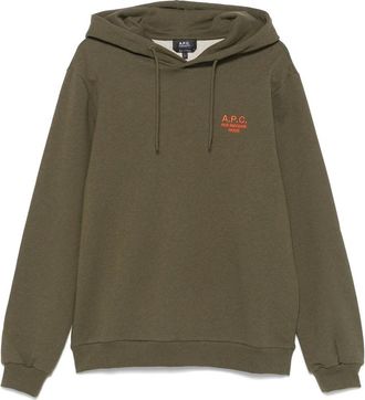 A.P.C. A. p.c. Logo-print Hoodie