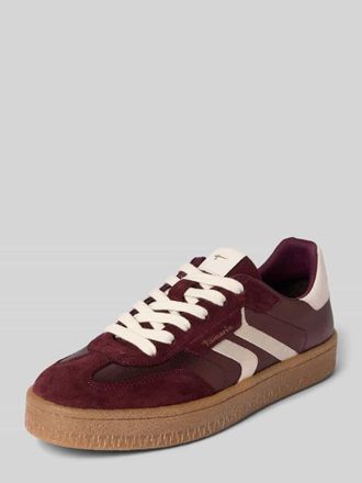 Tamaris Tamaris Sneaker aus echtem Leder in Bordeaux, Gr&ouml;&szlig;e 36