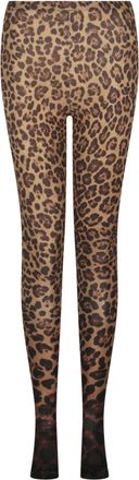 Valentino Leopard-Print Tights