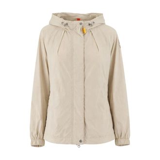 Parajumpers Light Jackets, female, Beige, Size: XS Rain Jacket