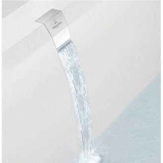 Villeroy & Boch Squaro Edge 12 ombouwset om de watertoevoer te integreren in overloop