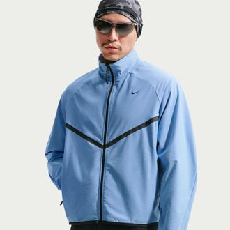 Nike Mens Nike Sportswear Tech Dri-FIT Shori Knit Track Jacket in Blue | IM1335-486