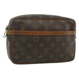 Louis Vuitton Pre-owned Clutches, female, Brown, Size: ONE SIZE Pre-owned Vintage Monogram Clutch