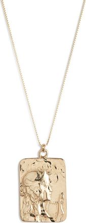 Set & Stones Brayden Pendant Necklace in Gold at Nordstrom