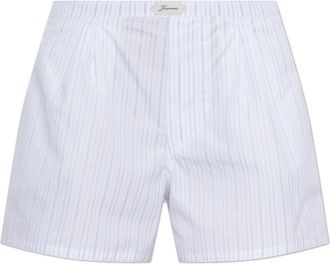 Jacquemus Amelo Shorts - Dames - Bermuda - Wit - M - Katoen - Korte Broeken