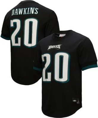 Mitchell & Ness Mens Mitchell & Ness Brian Dawkins Black Philadelphia Eagles Retired Player Name & Number Mesh Top at Nordstrom, Size Xxx-Large