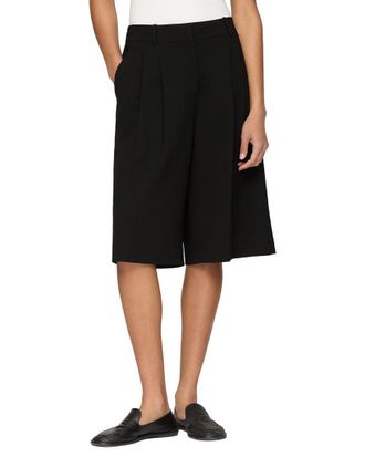 Lafayette 148 New York Sutton Pleated Wide Leg Short