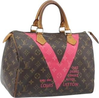 Louis Vuitton Pre-owned Handbags, female, Pink, Size: ONE SIZE Pre-owned Vintage Hand Bag