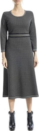 Max Studio Double Knit Midi Dress