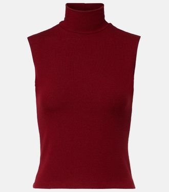 Leset Lauren turtleneck jersey top
