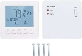 OEM Jeffergarden Termostato Programable Rf Inal&aacute;mbrico Inteligente Retardante De Llama Controlador De Temperatura De Calefacci&oacute;n El&eacute;ctrica Ac230v