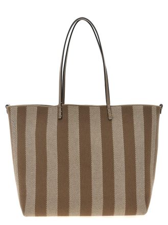 Fendi Grey Roll Large Reversible Tote