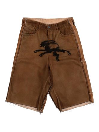 Prototypes patch-pockets shorts - Brown