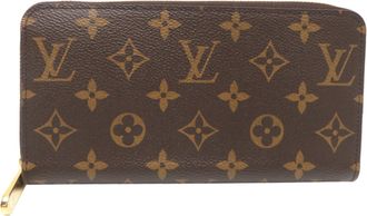 Louis Vuitton Brown Monogram Long Wallet (Bi-Fold) (Pre-Owned)
