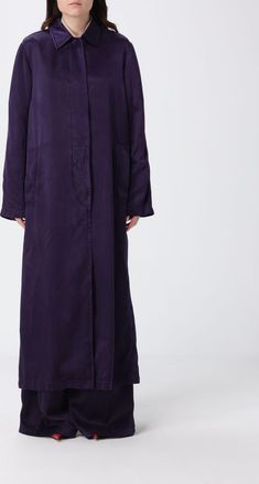 Dries Van Noten Trench lungo in misto cotone Dries Van Noten