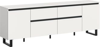 Inosign Lowboard »TOMA, 188cm breit, Metall-Kufen-Fuss, 2 Türen, 2 Schubkästen,2 Klappen« TV-Lowboard, Mediaschrank, Mediaboard, TV-Schrank, Schrank, Board