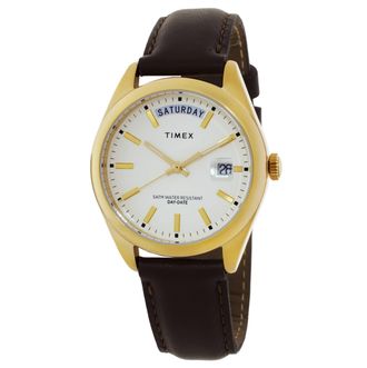 Timex Classic Day-Date Quartz White Dial Ladies Watch TWH6Z7710