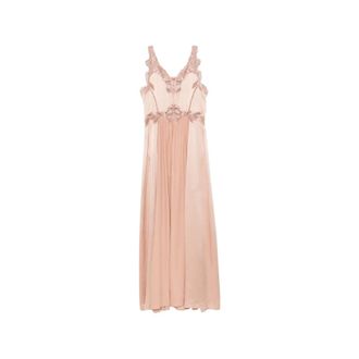 Alberta Ferretti Dames, Jurken, Roze, Maat: L Zijde