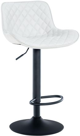 Clp Taburete De Bar Minosa Blanco Simil Cuero