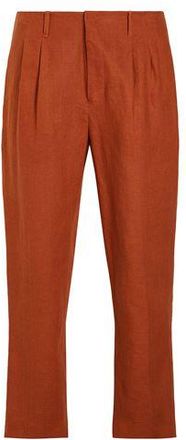 8 by YOOX LINEN PLEATED PANTS