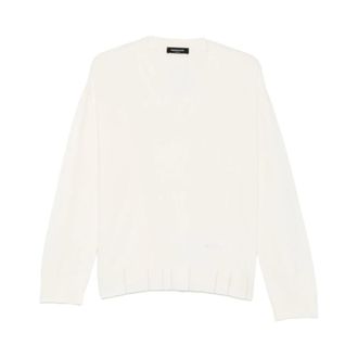 Fabiana Filippi Round-neck Knitwear - female - Fabiana Filippi - Round-neck Knitwear - Beige - XS - Knitwear