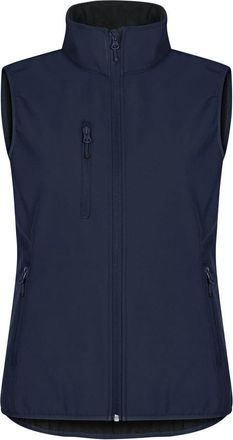 Clique Womens/Ladies Classic Softshell Body Warmer (XXL) (Dark Navy)