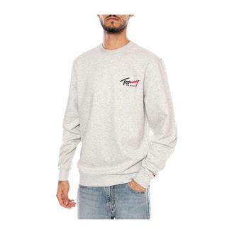 Tommy Hilfiger TJM Reg Entry Sign Cnck Ext - - Sweatshirts & Hoodies - Uomo - Grigio - XL