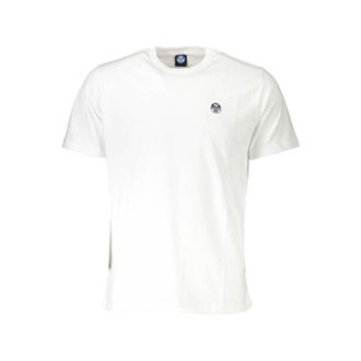 North Sails Bianco Katoenen Heren T-Shirt