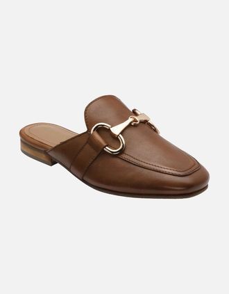 Lotus Womens Taylor Womens Backless Loafers - Brown - Size: 4
