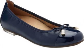 Vionic Womens Minna Ballet Flat In Navy
