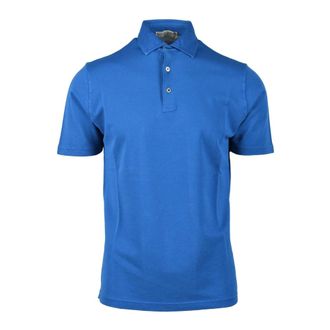 FILIPPO DE LAURENTIIS Heren, Tops, Blauw, Maat: XL Katoen