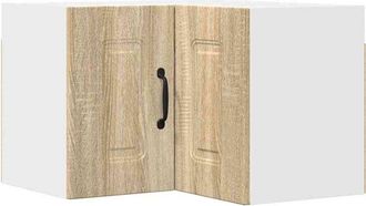 vidaXL Kitchen Wall Cabinet Sonoma Oak 57 x 57 x 40 cm Engineered Wood vidaXL